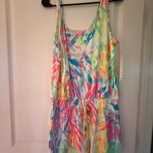 Colorful sparkling sands Lilly Pulitzer Romper. Rare print